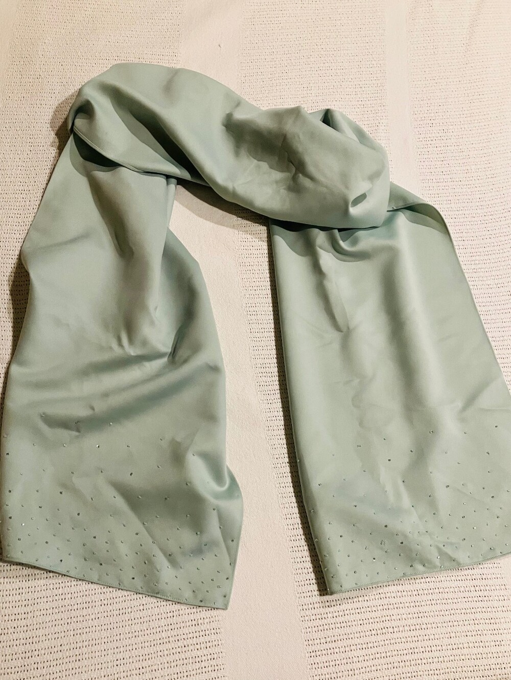 Light Sage Green Women’s Scarf - Elegant Lightweight Accessory